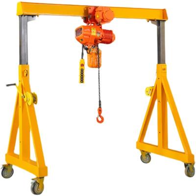 China Gantry Mobile Gantry Portable Crane Warehouse Crane 1 ton 2 ton 3 ton 5 ton for sale