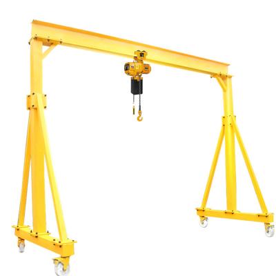 China Portable 5 Ton Mobile Gantry Crane Engine-Drive Gantry Crane For Sale for sale