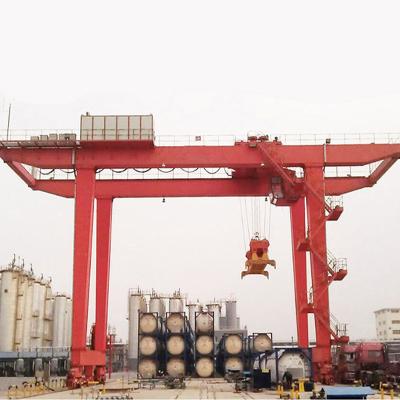 China RMG Gantry Crane 40ton 45ton 50ton Model Cabin Control Container Railway Mounted Gantry Crane for sale