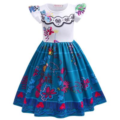 China Summer breathable children's costume Halloween dress princess girl birthday carnival party cosplay K1 costume for sale