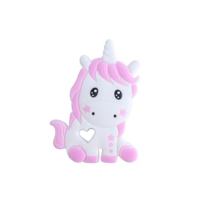 China Milk Teeth Chewing Pacifier Necklace Nipple Trained Nurse Gift Toy Teething Chewing Teether Unicorn Toy Teether Food Grade Silicone DIY Baby for sale