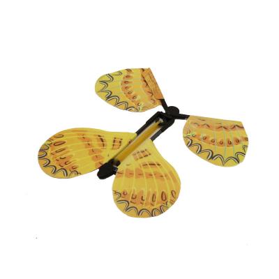 China Other Educational Toys Flying In The Book Butterfly Fairy Bungee Band Powered Wind Up Butterfly Children Toys Surprise Magic Gifts en venta