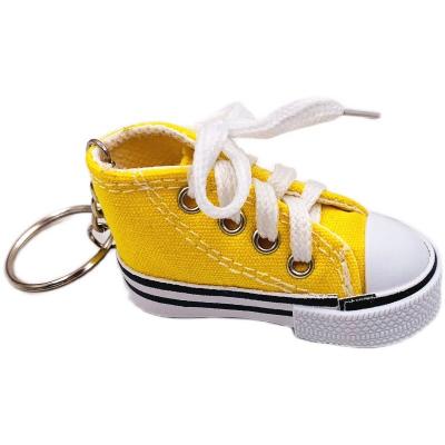 中国 Cute Mini Canvas Sneaker Tennis Shoe Keychain Key Chain Accessories A Variety Of Color Sports Shoes Keychain Doll Kids Gifts 販売のため