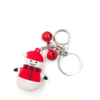 중국 Cute Key Chain For Kids Merry Christmas Keychains Cartoon Santa Claus Elk Snowman Keychain For Kids Gift 판매용