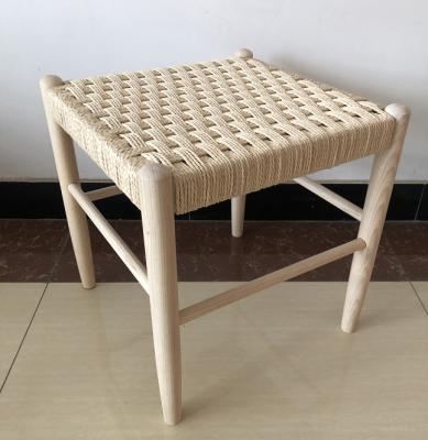 China Modern Nordic Outdoor Wooden Living Room Bedroom Rope Paper Stool for sale