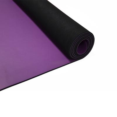 China Non-slip Eco-Friendly PU Yoga Mat Printing Natural Rubber Yoga Mats Hand Alognment for sale