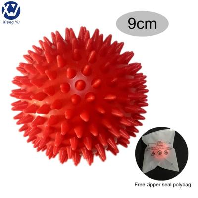 China Large High Density Body Spike Muscle Massage Ball 9cm On The Wall for sale