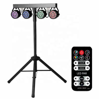 China 2019 Show Hot Sales 60W DMX Can Light Sets 48PCS RGBW Led Par Bar Stage Lighting With Stand for sale