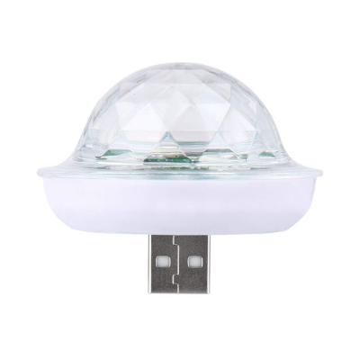 China 2019 New 4w Mini USB RGB Portable Sound Control Party Disco LED Light Magic Ball Small For Mobile Phone DSL51004-J01 for sale