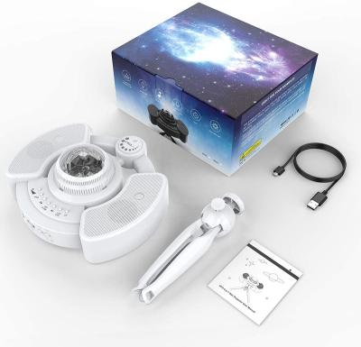 China 2021 New Modern Starry Sky Night Light Projector UFO 4 in 1 Effect Led Laser Music Moon Nebula Starry Light Projector for Kids for sale