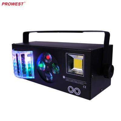 China Home 4in1 Strobe Derby and Gobo Strobe Derby and Gobo 4in1 Home FX Laser Show RGB LED Party/DJ/Disco/Small Effect Subwoofer Stage Lighting for sale