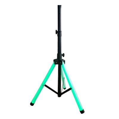 China 2020 Cheap New Arrival Factory Price Event/DJ/Wedding/Party/Show DJ Lighting Speaker Stand System Adjustable Mobile Remote Control Led Speaker Stand Tripod for sale