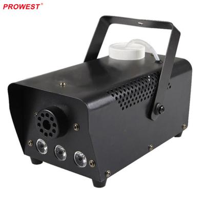 China New Stage Party and Event 2 in 1 Function 400W Mini Fog Machine with 3 Led Disco Party Light Fog Light Machine for sale