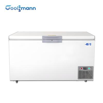 China Supermarket Deep Chest Freezer Island Large Glass Sliding Cabinet for sale