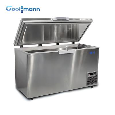 China Refrigerador ajustable del pie del solo de la temperatura del pecho supermercado profundo del congelador en venta