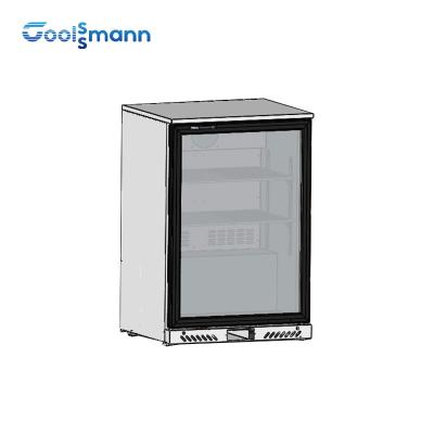 China Beverage Counter Backbar Cooler LED Control Cold Under Bottle Fridge for sale