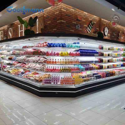 China het Open Koelere Elektronische Controlemechanisme Commercial Refrigerator Display van 1200L Multideck Te koop