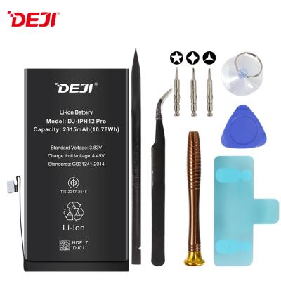 China Over 500 Times DEJI 2815mAh OEM Battery For iPhone 12 Pro Original TI IC for sale