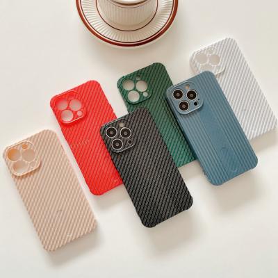 China Hot Selling Carbon Fiber Texture Shockproof Phone Case For iPhone 12 13 XR High Quality Carbon Fiber Shockproof Phone Cover for sale