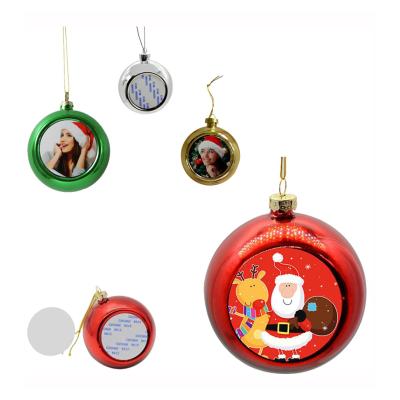 China Popular Custom 4-8cm Diy Hemisphere Bauble Christmas Ball Ornament Christmas Tree Hanging Ornament Xmas Gift Christmas Decoration for sale