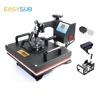 China Personalized Custom 5 in 1 Swing Heat Press Machine Digital T-Shirt Heat Transfer 12