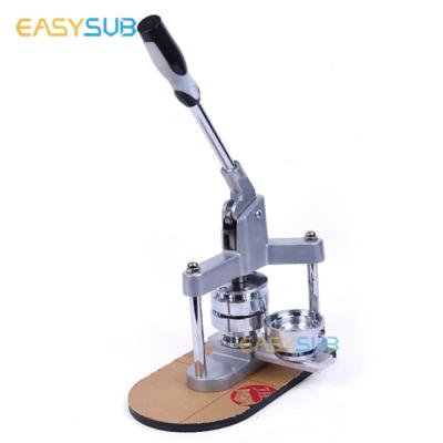 China Aluminum Button Press Button Maker Making Machine Pin Button Maker Without Mold Badge Gift Custom Machine for sale