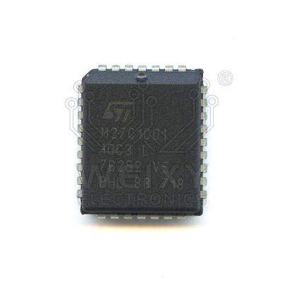 China Electronic Flash Components IC Chips Integrated Circuits M27C1001-10C3 PLCC32 Chip Use For Automotive ECU for sale