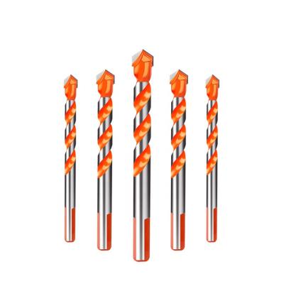 China Multi Hole Professional 5 PCS Drill Bits Ceramic Tile Drill Bit Set For Drilling Wood Ceramic Glasses And Plastic Plate for sale