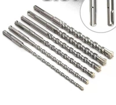 China Masonry Drilling SDS Plus W Flute Cross Head Carbide Rotary Hammer Drill Bits For Concrete Drilling for sale