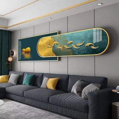 China New Arrival 3D Realistic Wall Art Crystal Porcelain Abstract Framed Home Decoration Painting for sale