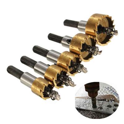 China Stainless Steel 12~100mm hss Stainless Hole Saw Cutters For Wood Metal / Plastic / Aluminum Alloy for sale