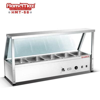 China Restaruant HMT-68 5 Pan Bath Marie Food Showcase 15 Years Factory Supplier for sale