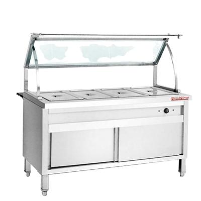 China Stainless Steel Pan HMT-54 4 Pan Buffet Bain Marie (Hot) With Stainless Steel Body for sale