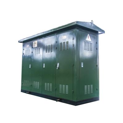 China Outdoor High Voltage Power Distribution Equipment Outdoor Enclosure Metal Transformer Complete Substation 1000kv 50-1250KVA for sale