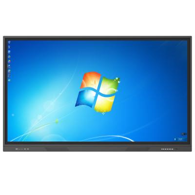 China 65 Inch smart interactive flat panel Digital Touch screen Monitor for office All in one 4K panel for sale