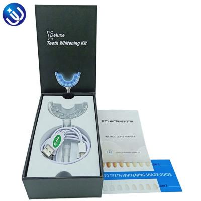 China Teeth Whitening and Cleaner NEW Professional Dental System Teeth Smile Whitener Teeth Bleaching Whitening Kit with Blue LED Light for sale