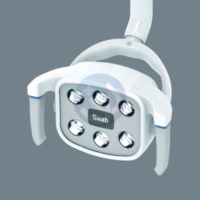 China 6 LED Shadowless dental lamp for dental chair with 3 years warranty 80x160mm (distance for 700mm) for sale