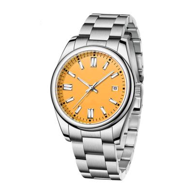 China Guangdong Factory OEM Custom Mechanical Watch 5atm Water Resistant Diver Date Mens Mechanical Watch for sale