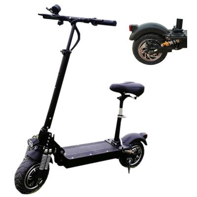 China Alloy+iron 2400W 52V 1000W 48V Hub Motor Aluminum Brushless Adult Foldable Scooter Electric Adult With Seat for sale