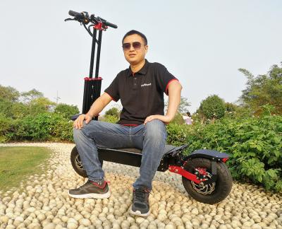 China 2021 unisex new factory wholesale 13 inch big wheel electric scooter 60V 5600W electric scooter big wheels for sale