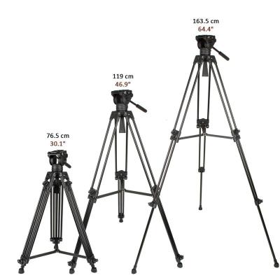 China Cayer BV30 Amazone Professional Stable Hot Selling Aluminum Video Camera Tripod Kit With K3 Video Liquid Head for sale