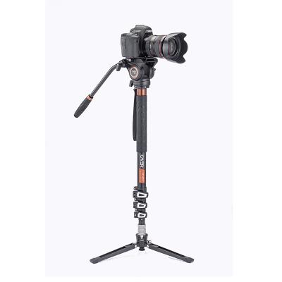 China Cayer AF34DVH4 Portable Flexible Camera Monopod Kit with Liquid Head and Carry Bag, 3-in-1 Mini Tripod and Hiking Pole Function for sale