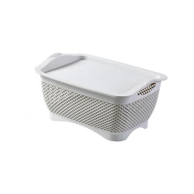 China Sustainable Amazon Top Selling Plastic Cavity Storage Trays Baskets Portable Miscellaneous Organization Storage Basket for sale