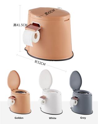 China New Soft Narrow Plastic Toilet / High Quality Plastic Toilet Chair Soft Narrow Camping Toilet for sale