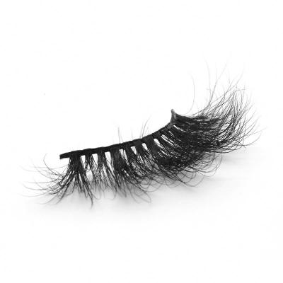 China 3D Layered Private Label Classic Elegant Natural Soft Volume 3d Mink Fluffy 20 mm Mink Eyelash for sale