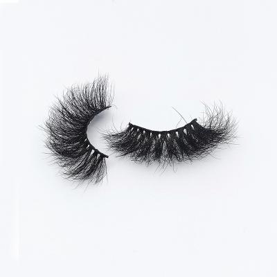 China 3D Layered High Quality Natural Soft Superb Handmade 25mm 3d Mink Dramatic Eyelash Long Extension for sale