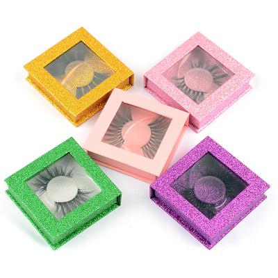 China Indidvidual Square Natural Custom High End Exclusive Luxury Long Lasting Clear Eyelash Packaging Box for sale