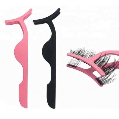 China Good Quality Reusable Custom Goods Fashionable Stainless Steel Color Eyelash Tweezers for sale