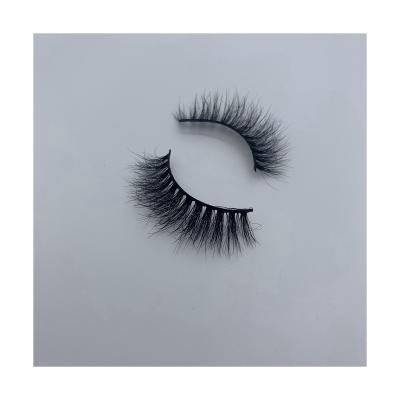 China 3D Layered Economic Custom Designs Mink Fluffy Whole Sale False Eyelashes 25mm for sale