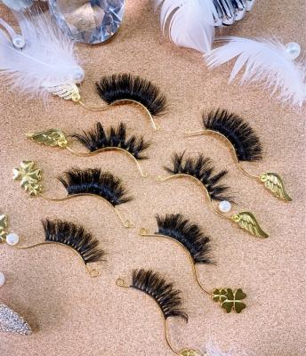 China Good quality real minkeyelashes and hot sale real minkeyelashes black mink wild false eyelashes for sale